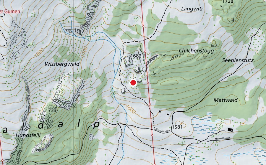 Map showing the location of Zwergenhöhle (Playground)