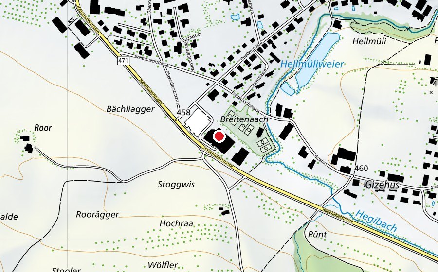 Karte mit dem Standort von 1001 Freizeitzentrum (Sportanlage)