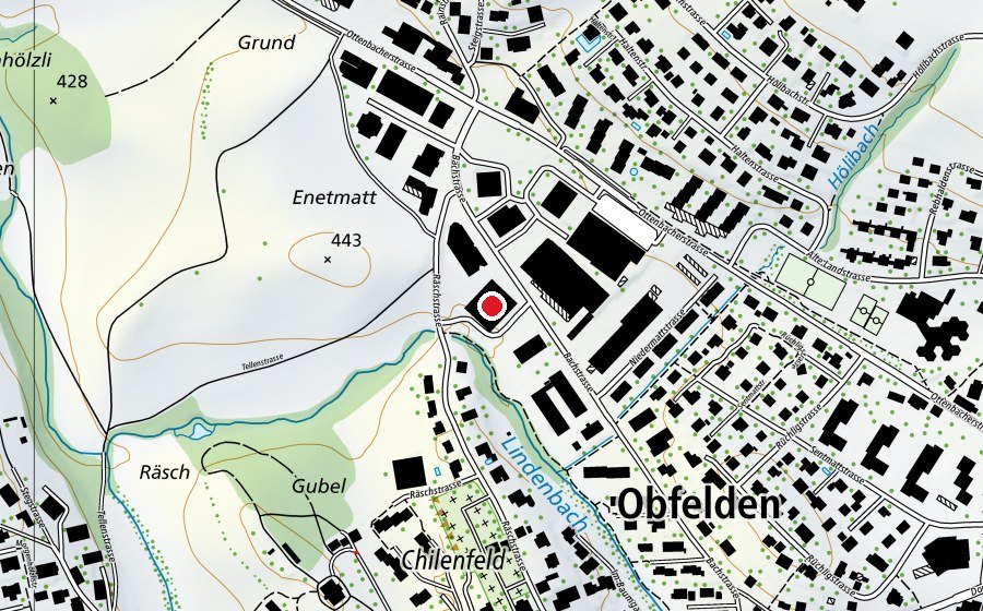 Map showing the location of Actionworld (Sports centre)