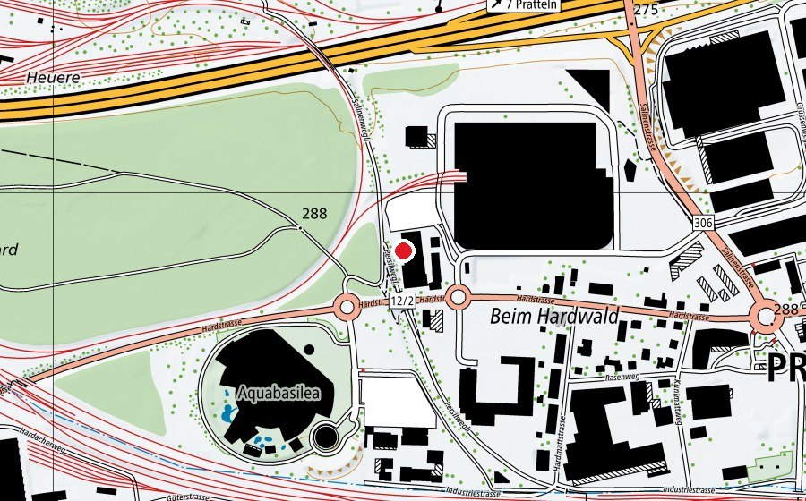Carte indiquant l’emplacement de B2 Boulders & Bar (Centre sportif)