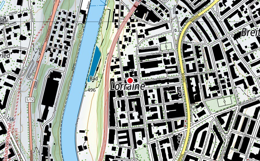 Map showing the location of Be Strong (Sports centre)