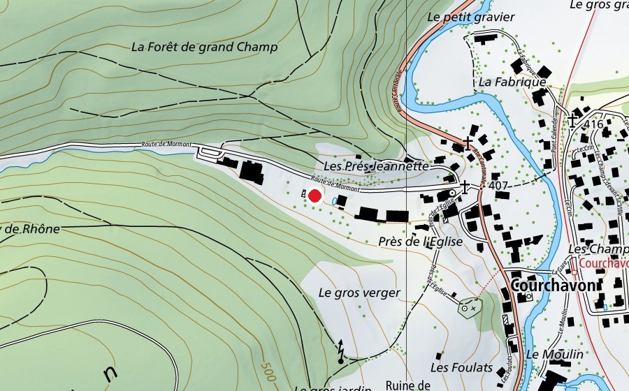 Carte indiquant l’emplacement de Boulodrome de la Claverie (Centre sportif)