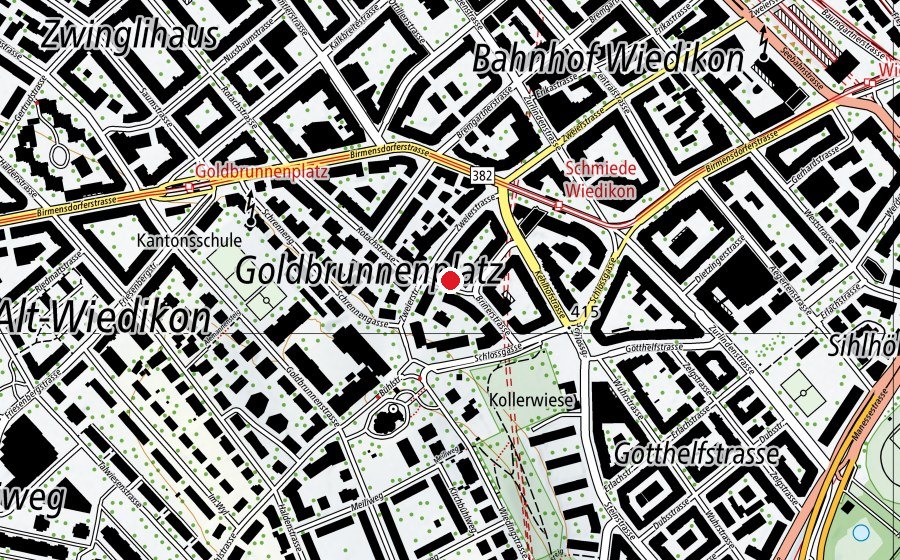 Carte indiquant l’emplacement de Boxkeller (Centre sportif)
