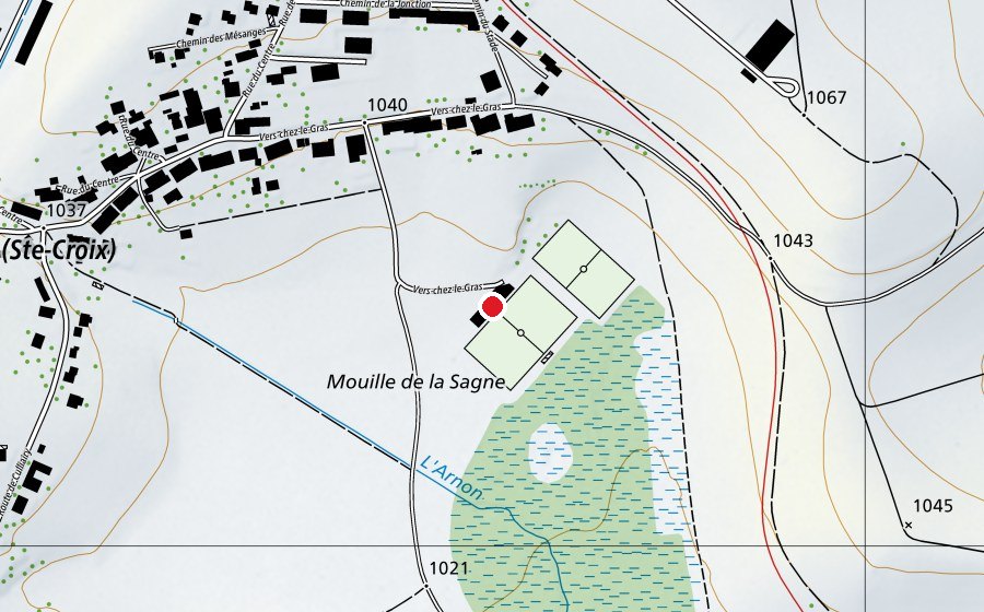 Mappa con la posizione di Centre Sportif (Centro sportivo)