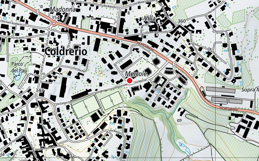 Map showing the location of Centro Fitness Gyardino (Sports centre)