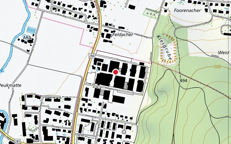 Map showing the location of E-Go-Kart (Sports centre)