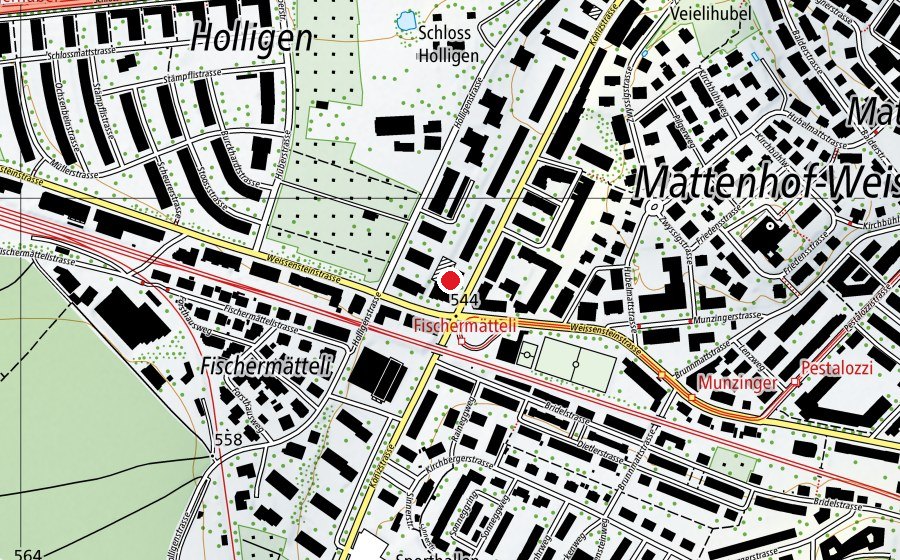 Mappa con la posizione di Fitness 5 (Centro sportivo)