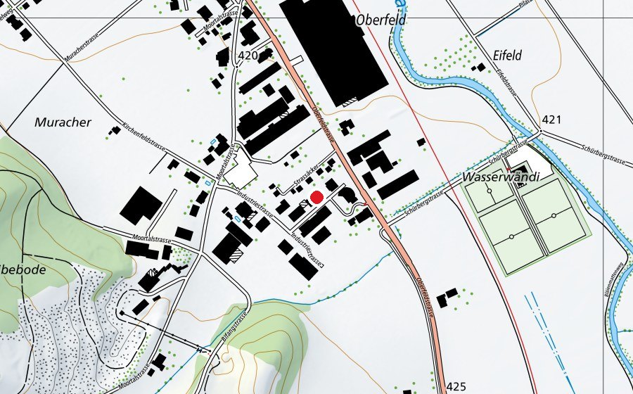 Carte indiquant l’emplacement de Fitnesscenter Bodyfit (Centre sportif)
