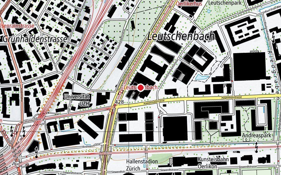 Map showing the location of fitnessplus Squash (Sports centre)
