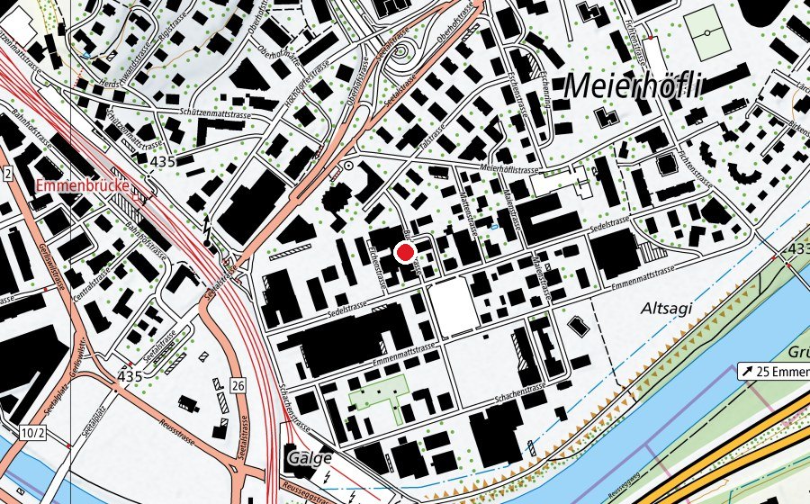 Mappa con la posizione di Fitwork (Centro sportivo)