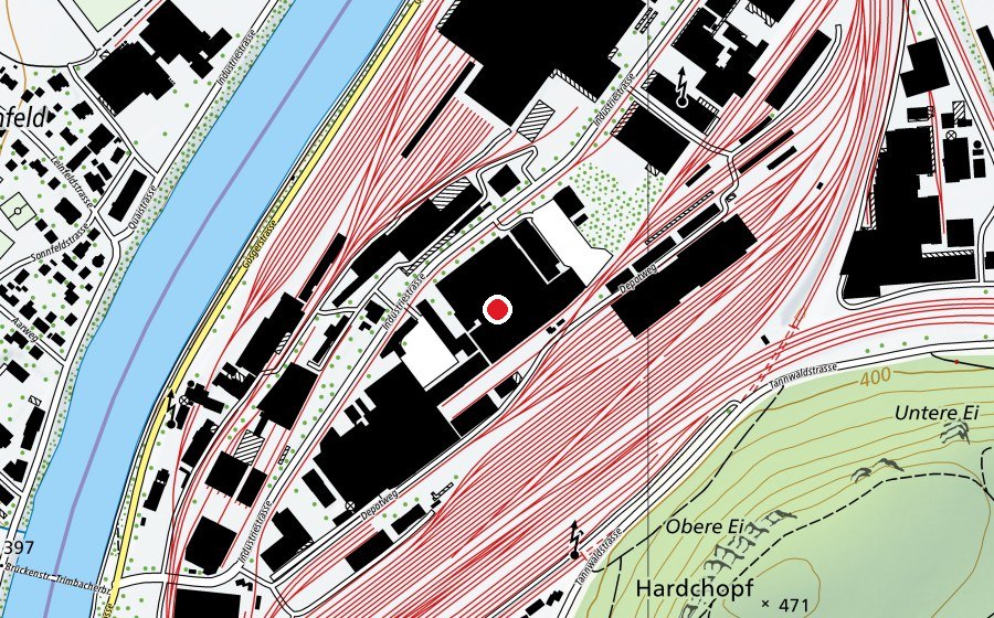 Carte indiquant l’emplacement de Flower Power Fitness (Centre sportif)
