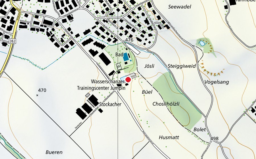 Mappa con la posizione di Jumpin (Centro sportivo)