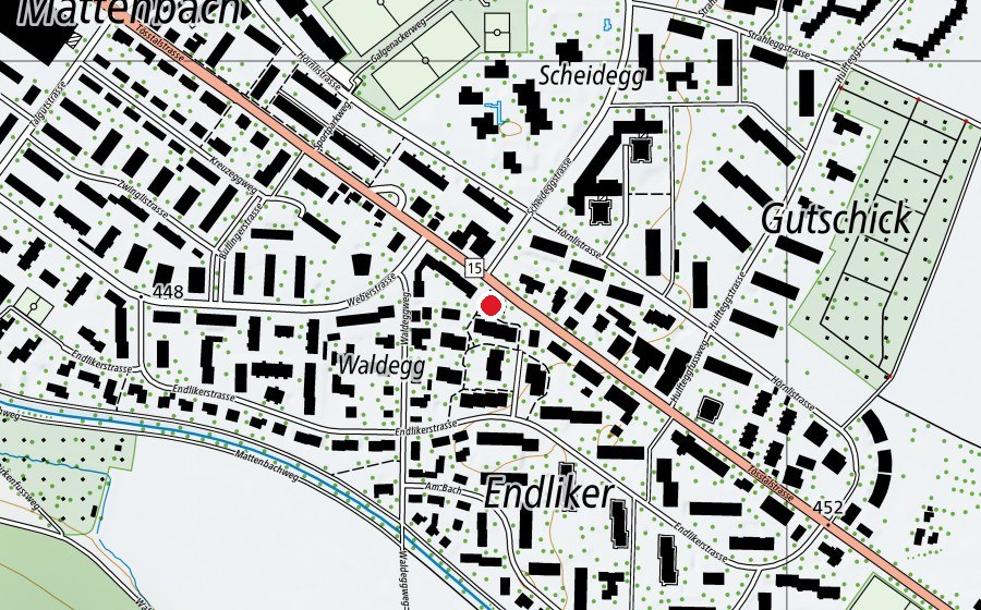 Mappa con la posizione di Just Women (Centro sportivo)