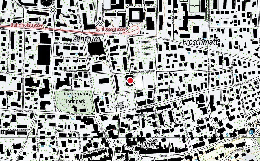 Mappa con la posizione di KUSPO (Centro sportivo)