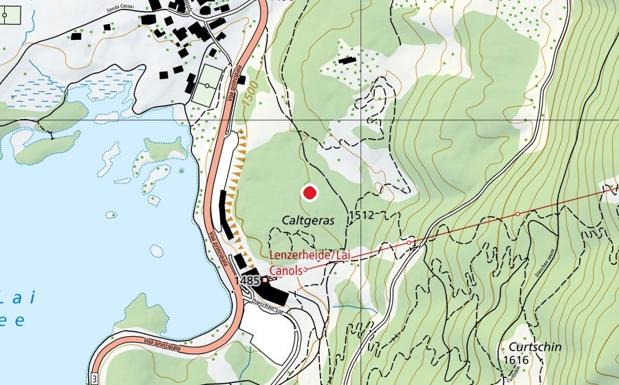 Map showing the location of Learning Lab (Sports centre)