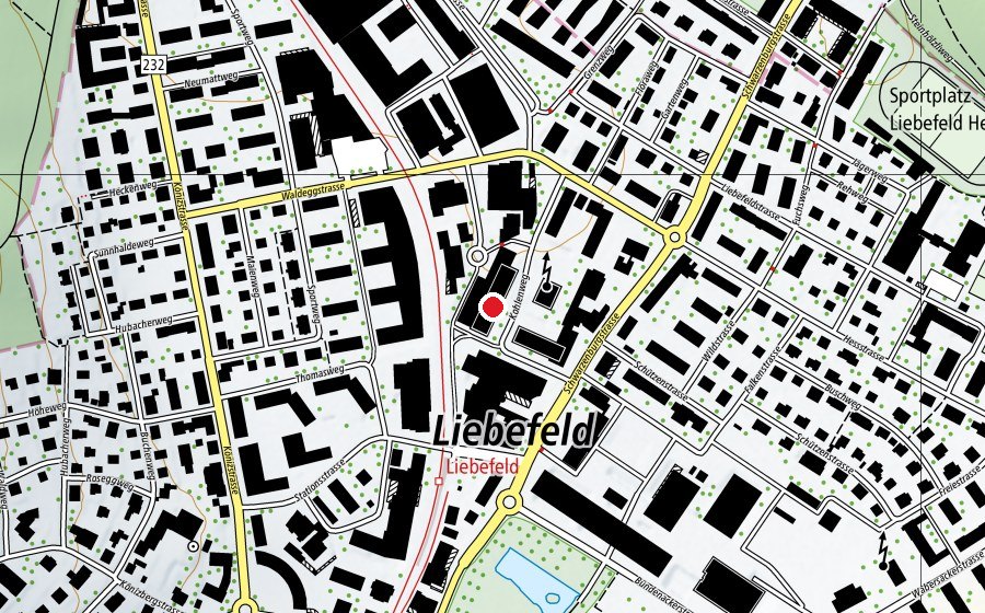 Map showing the location of LEONE ACADEMY (Sports centre)