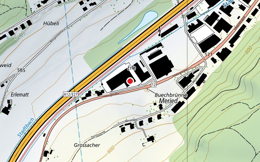 Map showing the location of Magnet Trainingszentrum für Sportkletterer (Sports centre)