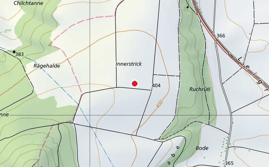 Mappa con la posizione di Modellflugplatz (Centro sportivo)