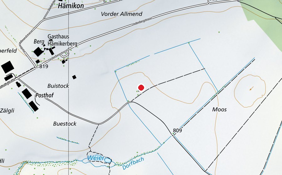 Carte indiquant l’emplacement de Modellflugplatz Müswangen (Centre sportif)