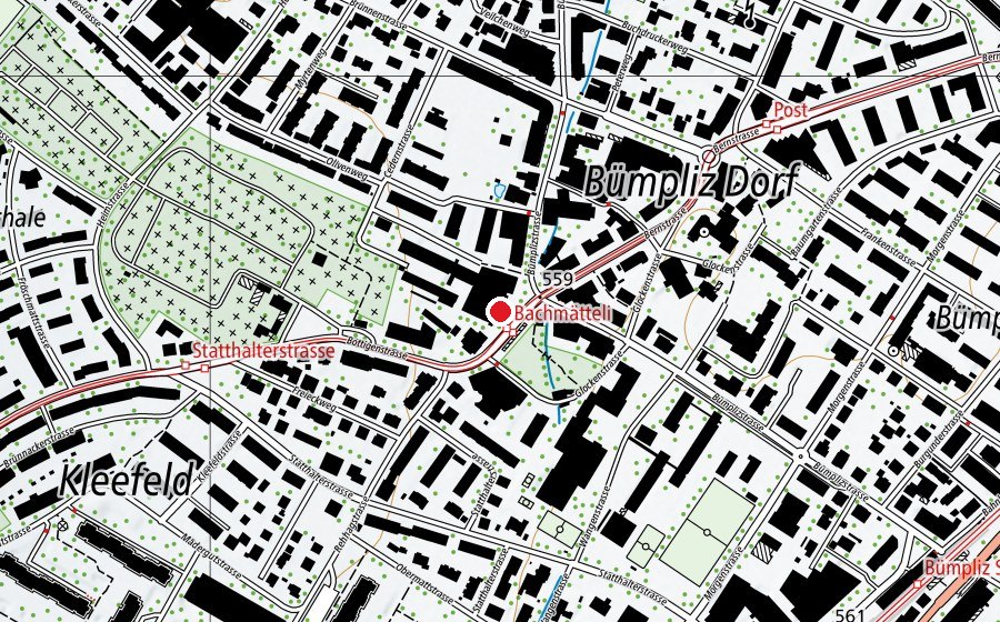 Carte indiquant l’emplacement de Mrs. Sporty (Centre sportif)