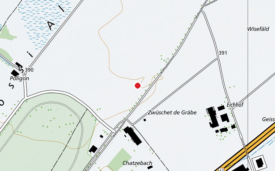 Mappa con la posizione di MVF Frauenfeld (Centro sportivo)
