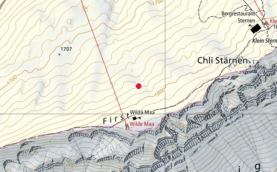 Map showing the location of NBC Snowpark (Sports centre)