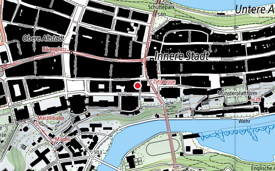 Mappa con la posizione di Openyoga (Centro sportivo)