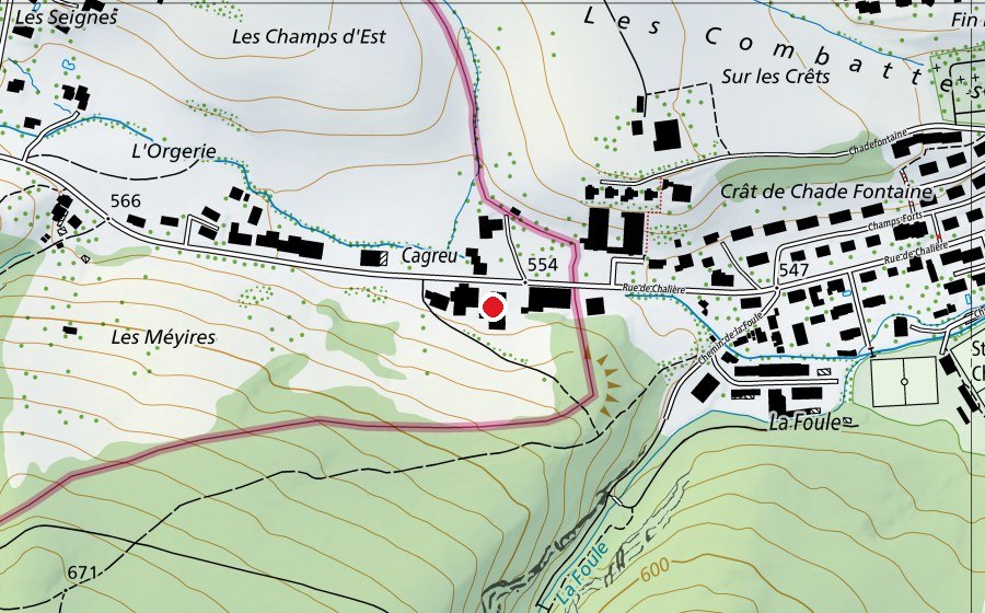 Mappa con la posizione di Pacific Fitness (Centro sportivo)