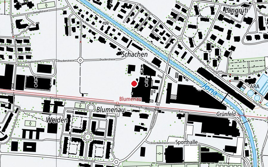 Carte indiquant l’emplacement de Quergang (Centre sportif)