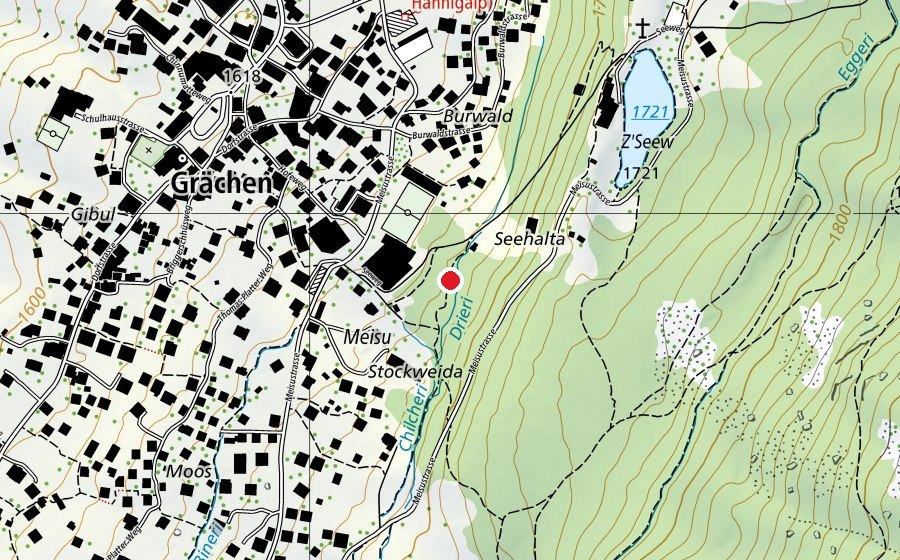 Carte indiquant l’emplacement de Robi's Freizeitpark (Centre sportif)