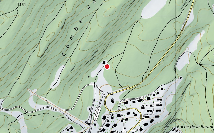 Mappa con la posizione di SB Nature Parc (Centro sportivo)