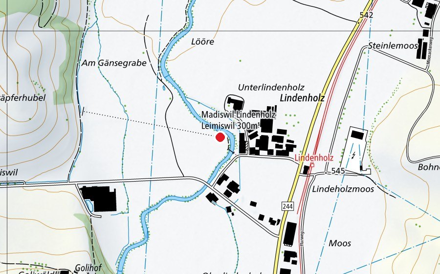 Mappa con la posizione di Schiessstand (Centro sportivo)