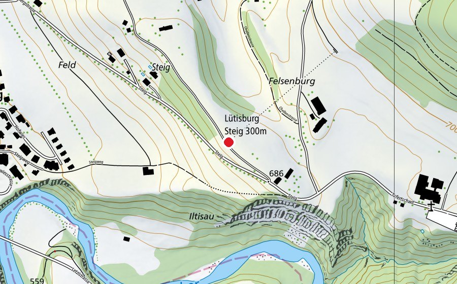 Map showing the location of Schützenhaus (Sports centre)