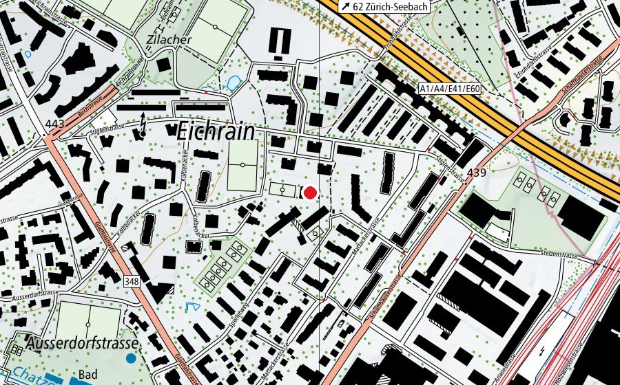 Karte mit dem Standort von Sport-/Turnhalle Kolbenacker (Sportanlage)