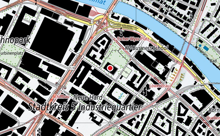 Mappa con la posizione di Sport-/Turnhalle Schütze (Centro sportivo)