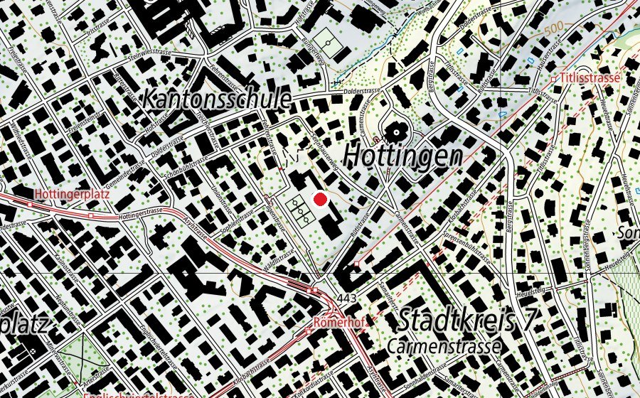 Carte indiquant l’emplacement de Sporthalle Ilgen (Centre sportif)