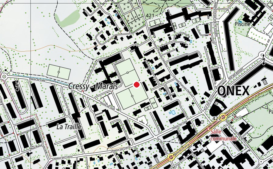 Carte indiquant l’emplacement de Stade Municipal (Centre sportif)