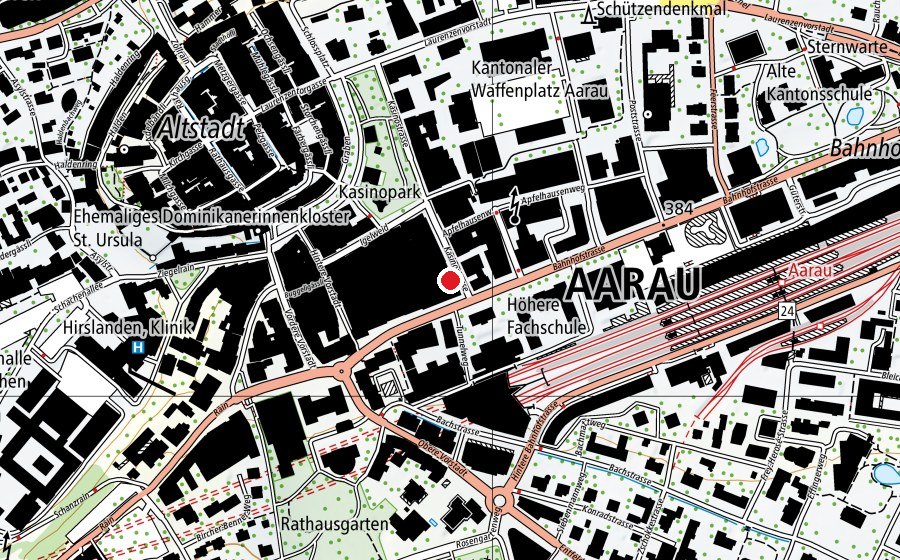 Map showing the location of Step by Step Fitness Center (Sports centre)