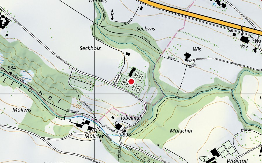 Mappa con la posizione di Tennisclub Zumikon (Centro sportivo)