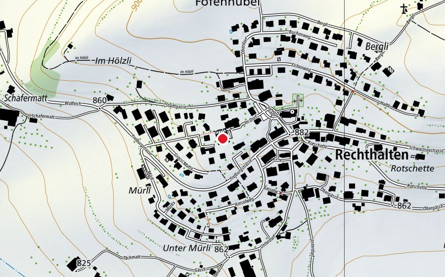 Mappa con la posizione di Turnhalle (Centro sportivo)