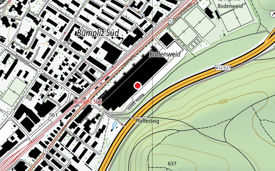 Carte indiquant l’emplacement de UNIK Playground (Centre sportif)