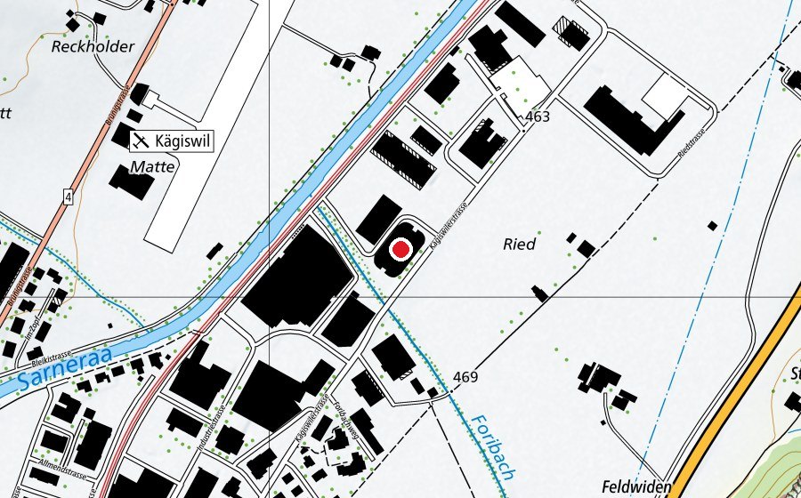 Carte indiquant l’emplacement de Wheel Park (Centre sportif)