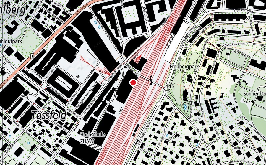 Mappa con la posizione di WIFA Indoor (Centro sportivo)