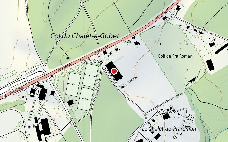 Carte indiquant l’emplacement de World Archery Excellence Centre (Centre sportif)