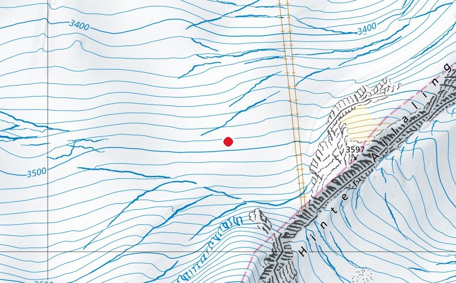 Carte indiquant l’emplacement de Allalingrat (Terrain de sport)