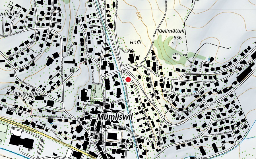 Carte indiquant l’emplacement de Basketballkorb (Terrain de sport)