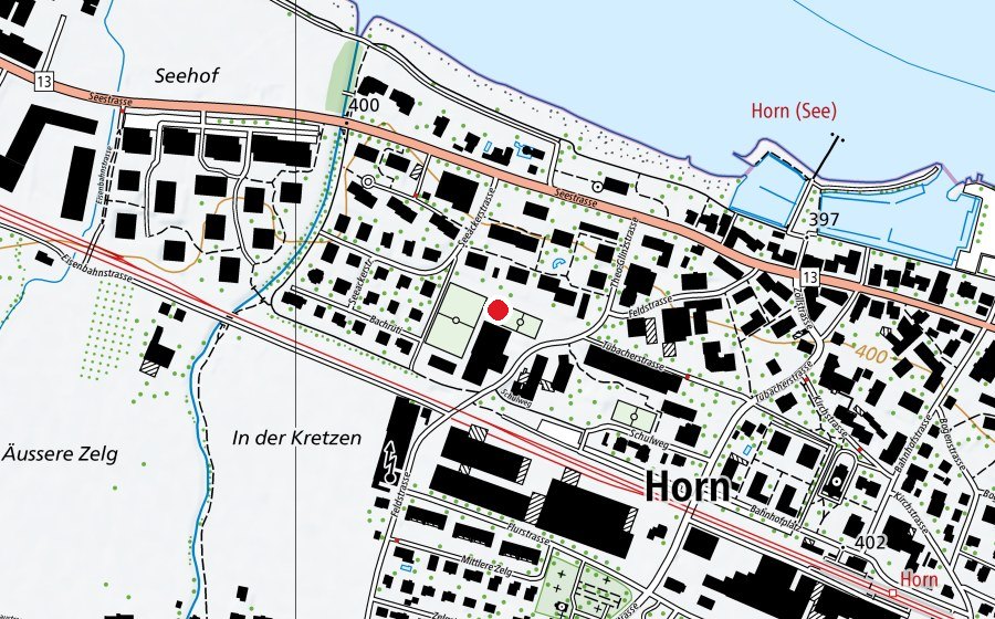 Carte indiquant l’emplacement de Beachvolleyball (Terrain de sport)