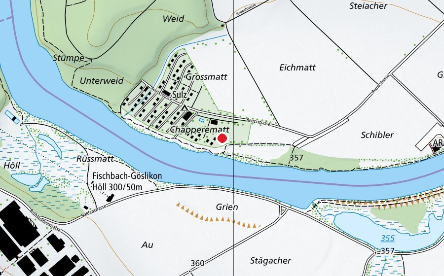 Carte indiquant l’emplacement de Beachvolleyballfeld Campingplatz Sulz (Terrain de sport)
