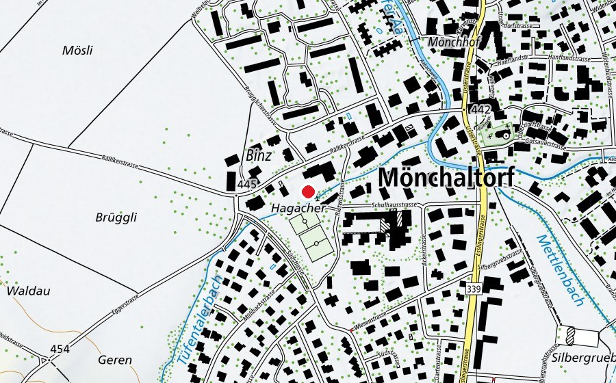 Carte indiquant l’emplacement de Beachvolleyballfeld (Terrain de sport)