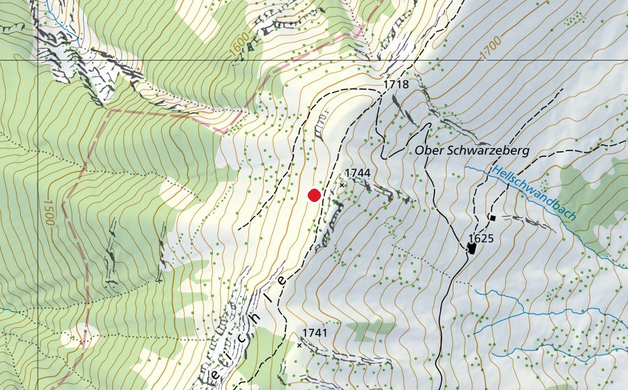 Carte indiquant l’emplacement de Beichlen (Terrain de sport)